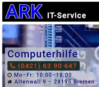 Website von ARK IT-Service Bremen