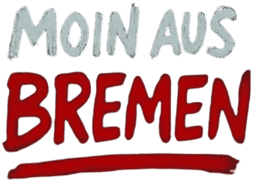 Auf Mauer gesprüht - Moin aus Bremen